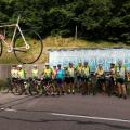 sortie club dans les vosges 27 cyclos + récompense du club le plus représenté 