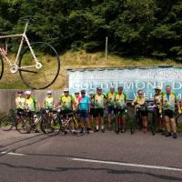 sortie club dans les vosges 27 cyclos + récompense du club le plus représenté 